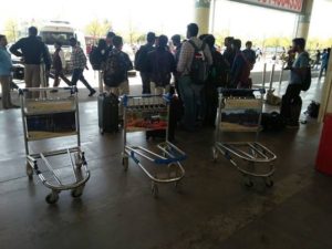 Luggage Trolley at Chandigarh Airport