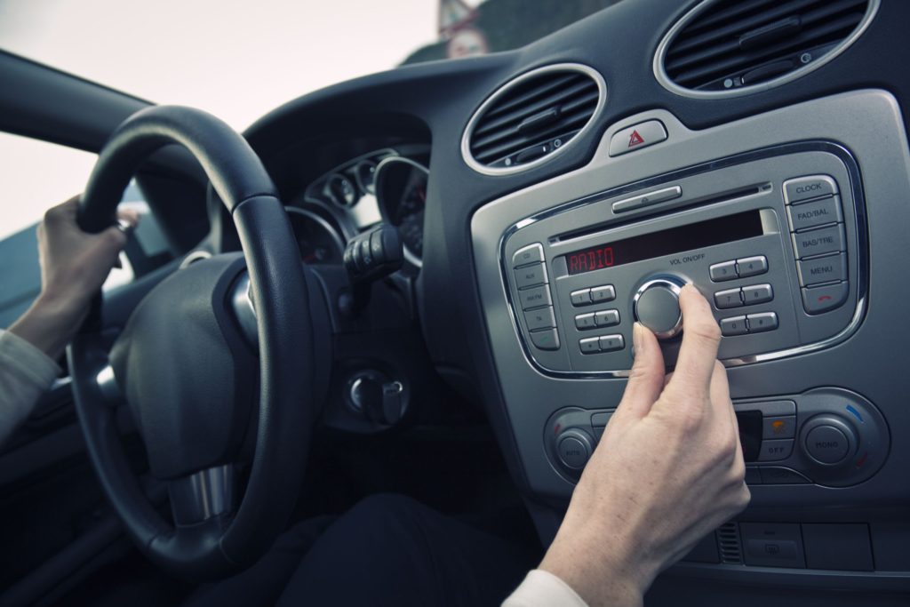 Radio Being Played In Cars