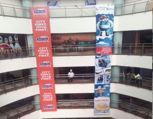 Drop Down Advertising In Malls