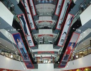 Escalator Branding In Malls