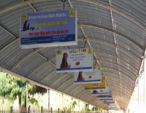 Advertising On Canopy In Railway Stations