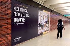 airport advertising for coworking spaces