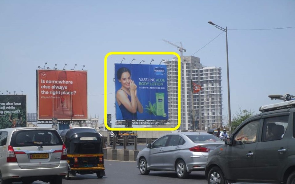 Advertising on Hoarding in Bandra East, Mumbai