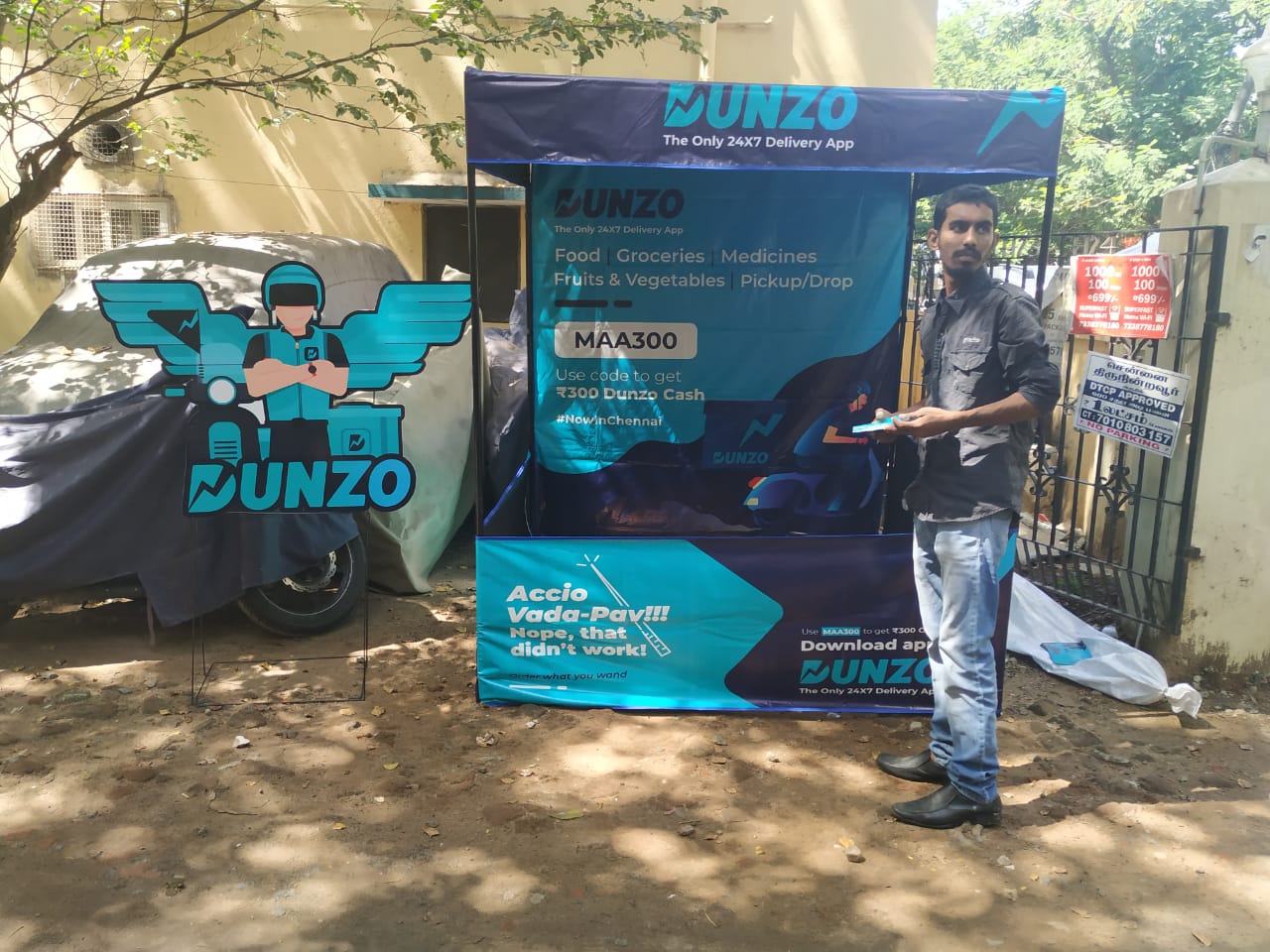 Hyperlocal Advertising for Dunzo in Chennai