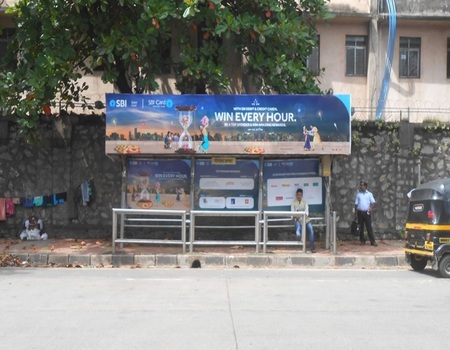 Advertising on Bus Shelter in Borivali, Mumbai