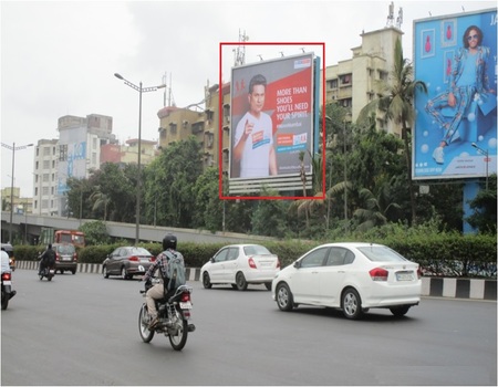 Advertising on Hoarding in Dadar, Mumbai