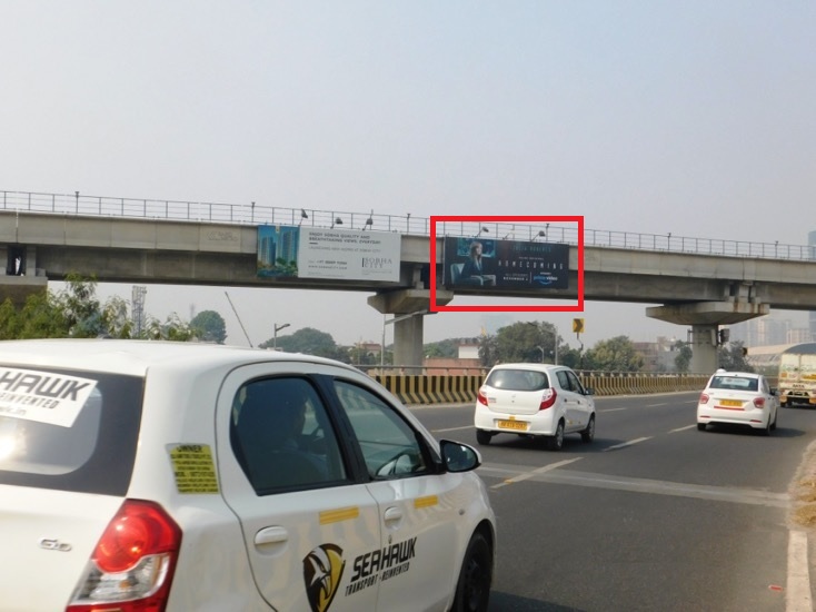 Advertising on Hoarding in Sector 25, Gurugram
