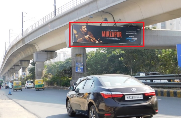 Advertising on Hoarding in Sector 17, Gurugram