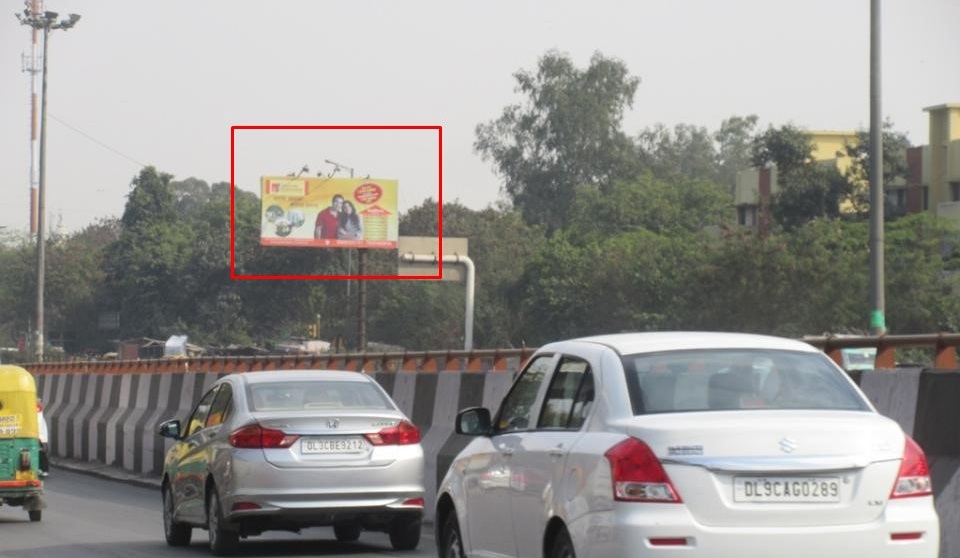 Hoarding Advertising on Zakhira Flyover, Traffic Coming From peeragarhi / NH-10 Towards Inderlok / Anand parbat