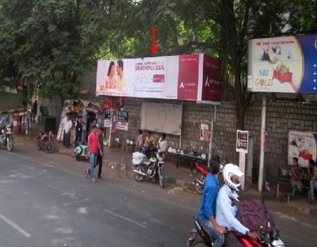 Advertising on Bus Shelter in Banjara Hills, Hyderabad