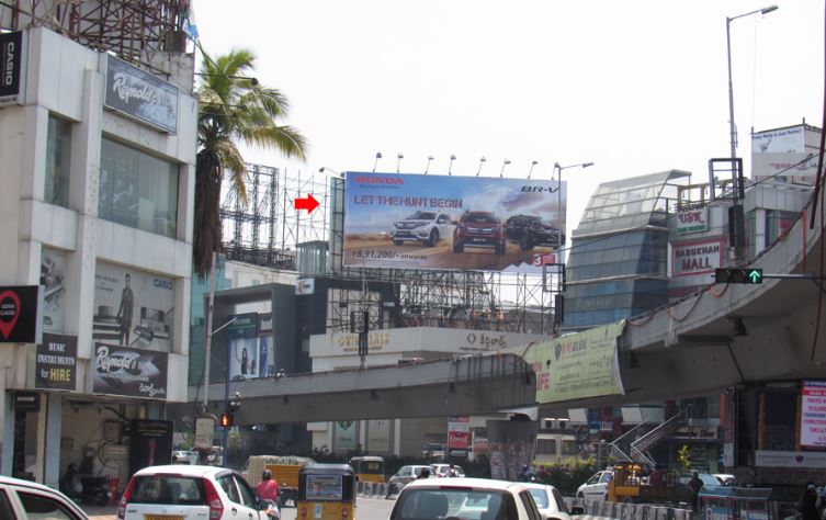 Advertising on Hoarding in Somajiguda