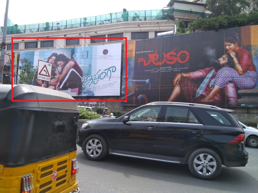 Advertising on Hoarding in Film Nagar, Hyderabad