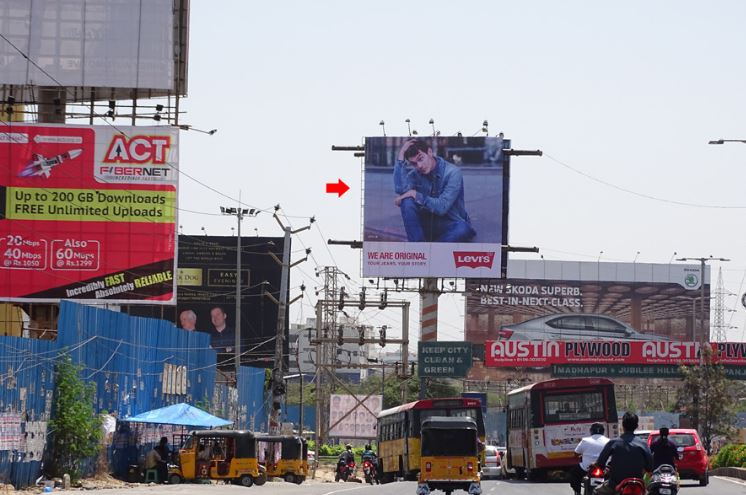Advertising on Hoarding in Kothaguda, Hyderabad
