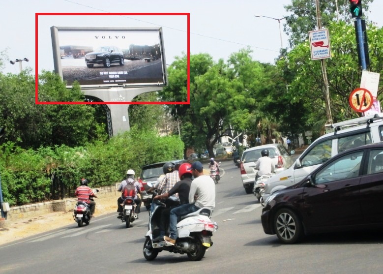 Advertising on Hoarding in Film Nagar, Hyderabad