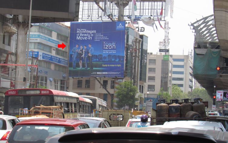 Advertising On Hoarding In Begumpet, Hyderabad